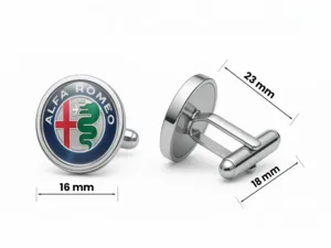 Alfa Romeo Novelty Cufflinks Modern Design Luxury Universal Max